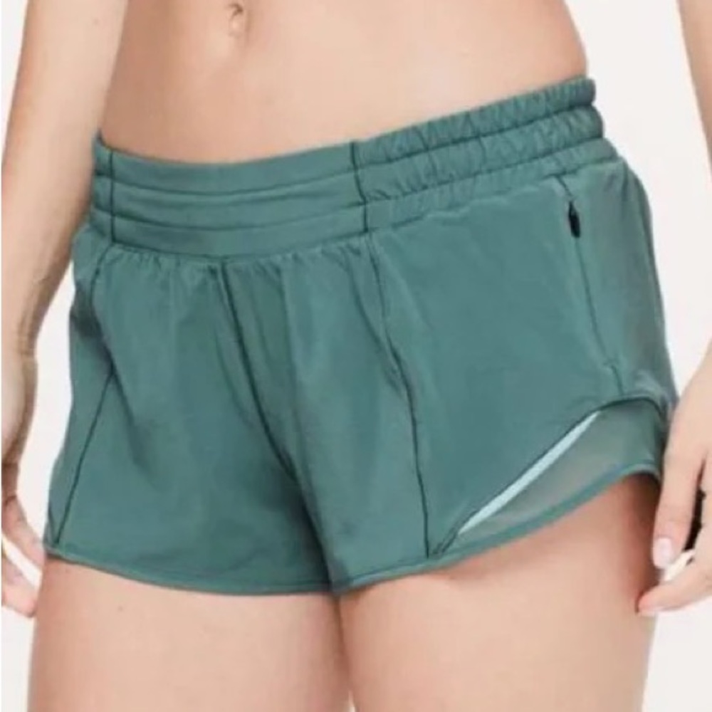 Green Hotty Hot Shorts!! 2.5 inseam